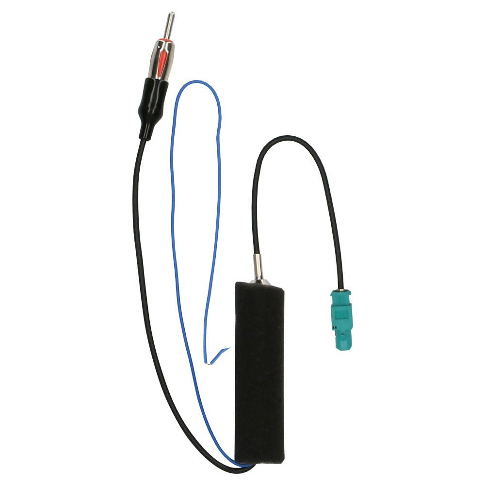 European Vehicle Amplified Antenna Adapter Cable 2002-UP () by RAPTOR – Black, Model AD-EU5