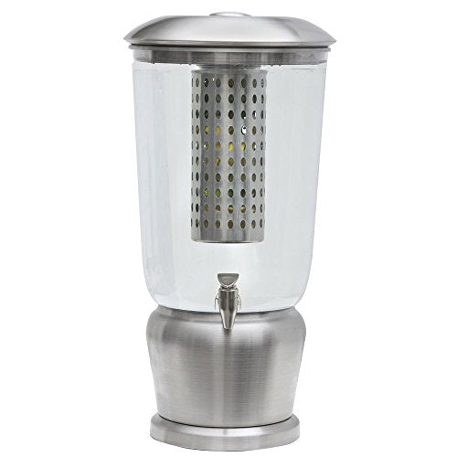 HUBERT 5 Gallon / Clear / Modern Iced Beverage Dispensers