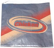 Brown Paper Goods Chicken Foil Bag Red/Yellow, 6" Length x 0.75" Width x 6.5" Depth | 1000/Case