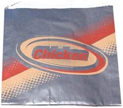 Brown Paper Goods Chicken Foil Bag Red/Yellow, 6" Length x 0.75" Width x 6.5" Depth | 1000/Case