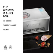 Waring 2 Quart Ice Cream Maker / 2 Quart / Silver Ice Cream Machines