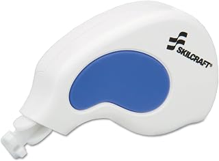 AbilityOne Correction Tape -Non-Refillable, 10 Meters, White 7510-01-390-0717