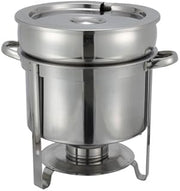 Winco 211 Stainless Steel Soup Warmer, 11-Quart, Set of 3