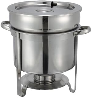 Winco 211 Stainless Steel Soup Warmer, 11-Quart, Set of 3