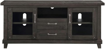 Modus Furniture International 7YC926D Yosemite Solid Wood 2-Drawer Media Console, Café