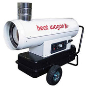 Oil Indirect Fired Heater by Heat Wagon – 45"L x 20"W x 31"H, Steel, White, Model HVF110
