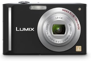 Panasonic Lumix DMC-FX55K 8.1MP Digital Camera with 3.6x Wide Angle MEGA Optical Image Stabilized Zoom (Black)