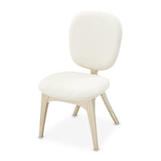 Brand Camellia Field Caramel Vanity Chair by Michael Amini – 27"D x 21"W x 38"H, Solid; Manufactured Wood, Caramel, Model N9090244-134