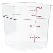 Cambro 4 Quart / 1 / Clear Container Sets