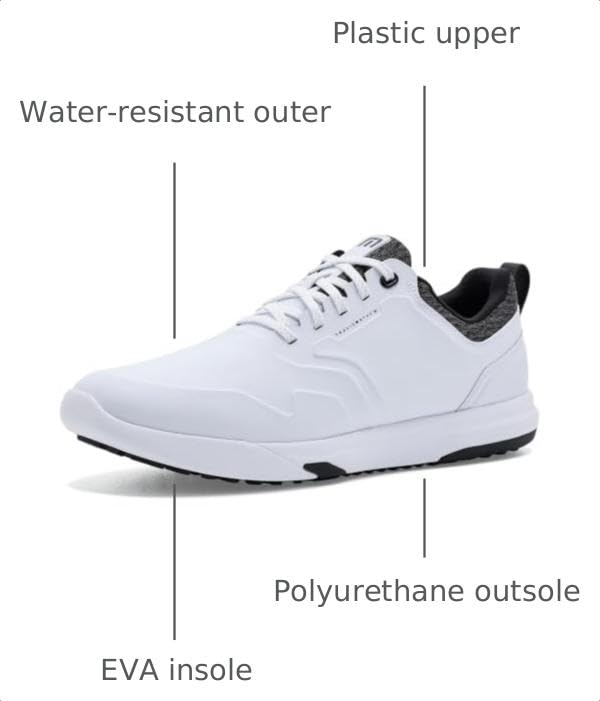 Men's THE Daily PRO Hybrid Plus Shoe by TravisMathew – White/Black, Model A41112