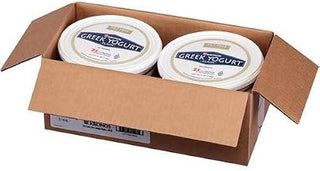 Krono Nonfat Plain Greek Yogurt, 4 Pound - 2 per pack -- 2 packs per case.