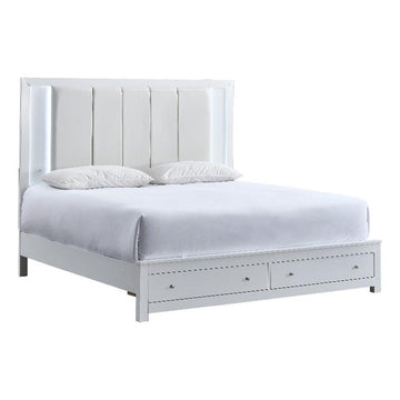 Full Bed White by Glory Furniture – Wood, White, Model G2490F-FB5