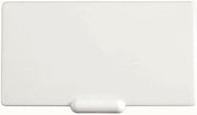HUBERT Write On Wipe Off Blank Tag White Plastic - 3 1/2" L x 2" H