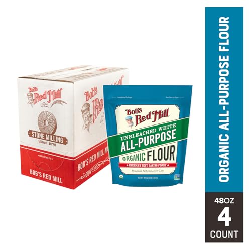 Bob's Red Mill 48 Ounce (Pack of 4) / 4 Wheat Flours & Meals