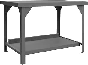 Durham Steel Extra Heavy Duty Workbench, HDWB-3048-95, 12000 lbs Capacity, 30" Length x 48" Width x 34" Height