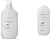 Method Simply Nourish Body Wash, Paraben & Phthalate Free, 28 oz (Pack of 1) + 18 oz (Pack of 1)