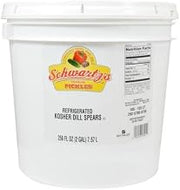 Bay Valley Foods 700A Kosher Spear Dill Pickle, 2 Gallon -- 1 each.