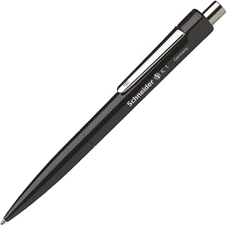 Schneider Schreibgeräte K 1 739 Retractable Ballpoint Pen Black, Permanent Black – M
