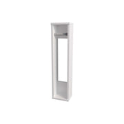 Freestanding Toilet Paper Holder Stand - White Bathroom Dispenser by HomeStock – Model FM11030MLB-1335