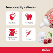 Tylenol Cherry Dye Free / 8 Ounce / Cherry (Dye-free) Acetaminophen