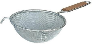 Browne 10-1/4" Wide Medium Double Mesh Strainer