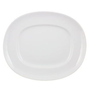 Signature Fusion Platter by Vertex China – Large, Porcelain, Porcelain White, Pack of 12, Model ARG-14F