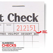 Stock Your Home 10 Pack / Black/White / 10 Guest Checks