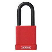ABUS Red / Body width: 1 37/64" Shackle diameter: 9/32" Shackle clearance: 1 1/2" / 1 Keyed Padlocks