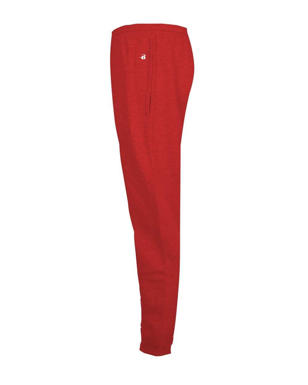 Athletic Fleece Jogger Pant - L - RD by Badger Sports – Blend, Red, Model 121500-001906