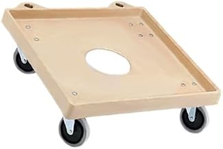 Plastic Rack Dolly w/ 2 Swivel and 2 Fixed Casters, 20 x 20