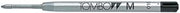 Tombow Zoom 101 BR ZLM 25 Ballpoint Cartridge, Ball Diameter 0.7 mm, Red