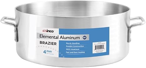 Winware Professional 24 Quart Aluminum Brasier