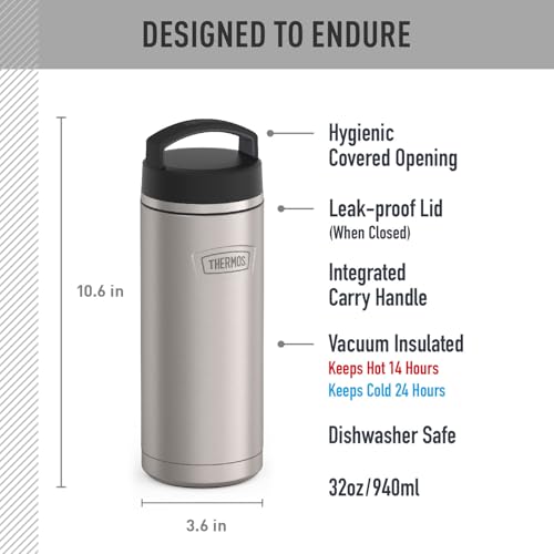 THERMOS Matte Stainless Steel / 32 Ounces / Classic Thermoses