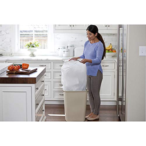 Glad White / 13 gallons / Lavender Trash Bags
