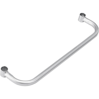 Poly-Z-Brite Safety Push Handle 24W by Nexel – Alloy Steel, Silver, Model AE24Z