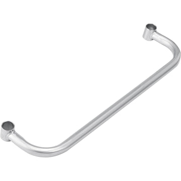 Poly-Z-Brite Safety Push Handle 24W by Nexel – Alloy Steel, Silver, Model AE24Z