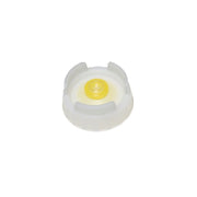 FIFO Medium Valve Dispensing Caps - 6 / PK by FIFO Innovations – Clear and Yellow, Pack of 6, Model 5355-220