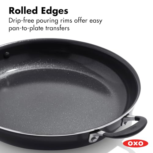 OXO 13" Frying Pan Skillet / Black / 5.0 cups Skillets