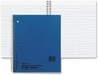 Rediform National 33360 3 Subject Wirebound Notebook College Rule 6 x 9 1/2 White 150 Sheets