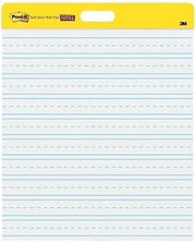 Post-it Super Sticky Wall Easel Pad, 20 x 23 Inches, 20 Sheets/Pad, 2 Pads (566PRL), Portable White Primary Ruled Premium Self Stick Flip Chart Paper Hangs with Command Strips - 2 Pack