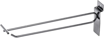 Slatwall Scanhook, 8" Black