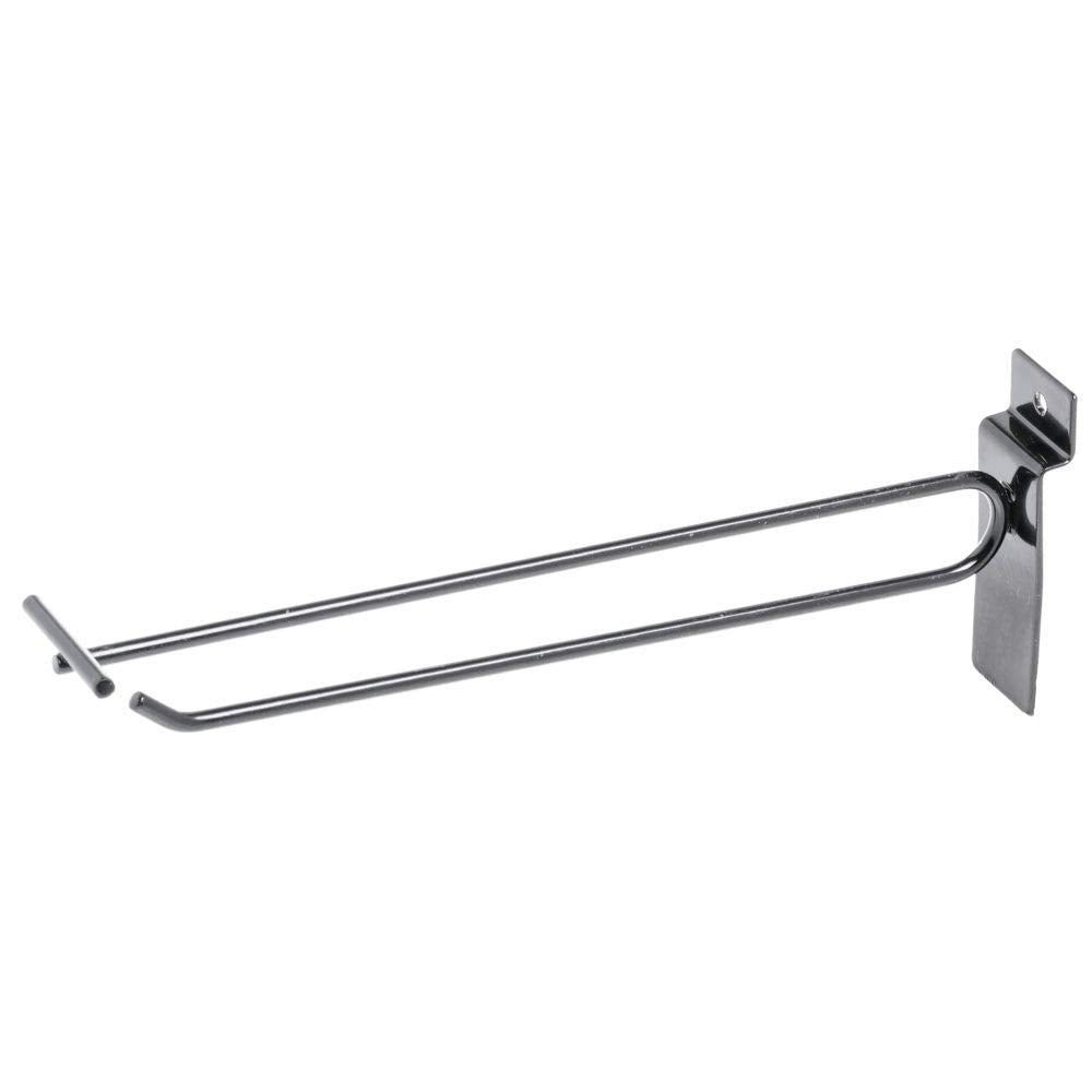 Slatwall Scanhook by Retail Resource – Metal, Black, Pack of 100, Model 1808