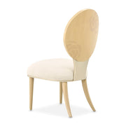 Brown Camellia Field Dining Side Chair Set of by Michael Amini – Solid; Manufactured Wood, Caramel, Model N9090003-134