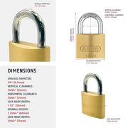 ABUS Keyed Different / 1.5-Inch / Silver Keyed Padlocks