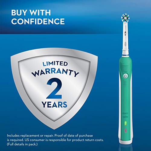 Oral-B Green / 1 Count (Pack of 3) / Handle Rotating
