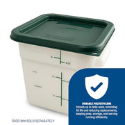 Carlisle FoodService Products 6 / Green / For 2-4 Quart Container Containers