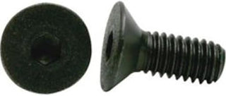 Holo-Krome 60044, 10-24x1/2 Flat Socket Cap Screw, Steel, Black Oxide, UNC, USA, 100/Pk