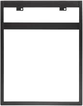 HUBERT Black Metal Sign Frame for Produce Displays – Holds 11" x 14" Signs with two .392" brackets