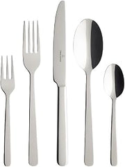 Villeroy & Boch Cutlery Set, 18/10 Stainless Steel, Metal, 44x28x5cm