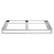 Cerve Collection Chrome Full Size Housing - 2"H by HUBERT – Metal, Grey